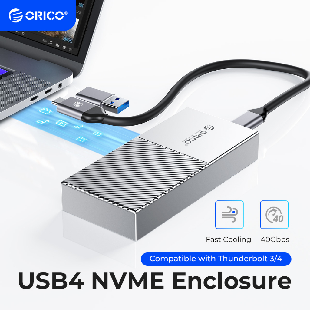 ORICO SSD Enclosure USB4 PCIe Aluminum Case Compatible