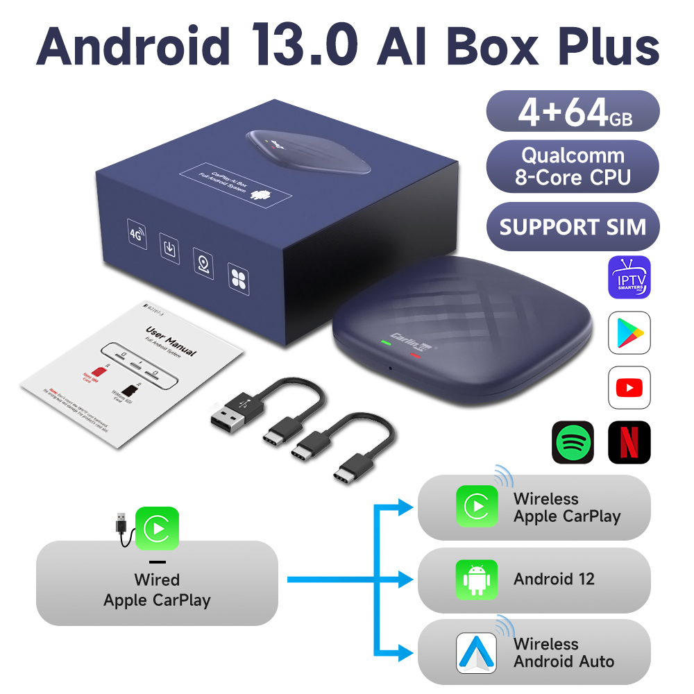 ❀超おすすめ！新品！CarlinKit AIbox 4+64GB Carlinkit Carplay AI