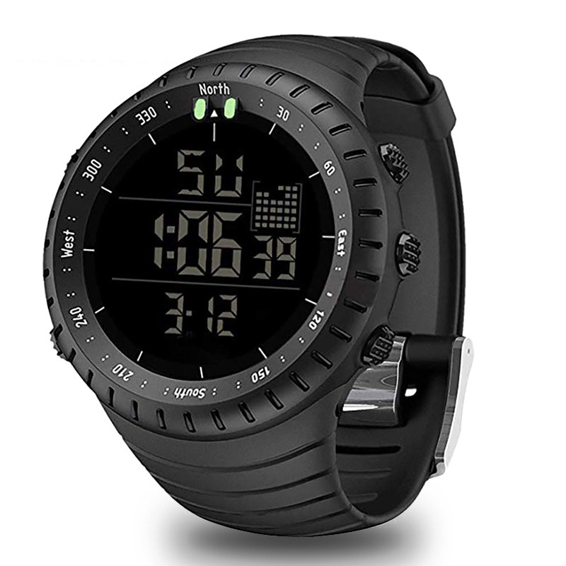 SYNOKE Sport Watch Waterproof Digital Watch LED Lights Timing Alarm