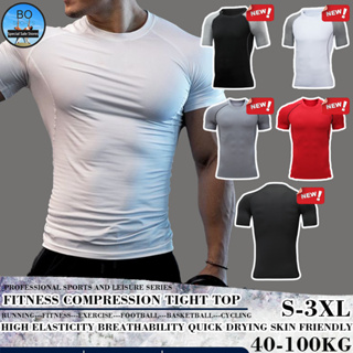 LUOKE Big Size S-3xl Can Be Worn Up To 90kg Quick Dry Sport Shirt