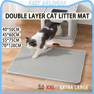 Cat Litter Mat, 45X 27Kitty Litter Trapping Mat, Washable Extra Large XL  Hone