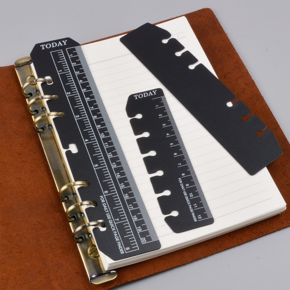 Bookmark Ruler for Rings Notebook 6 hole A5 Elastic Drawing Tool For ...