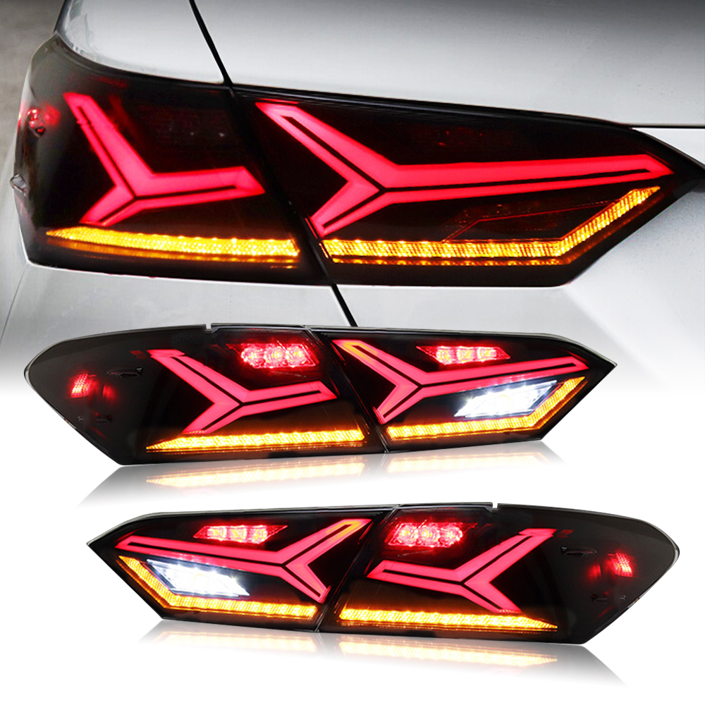 New LED Tail Lights Assembly For Toyota Camry 8th Gen 20182022 Rear