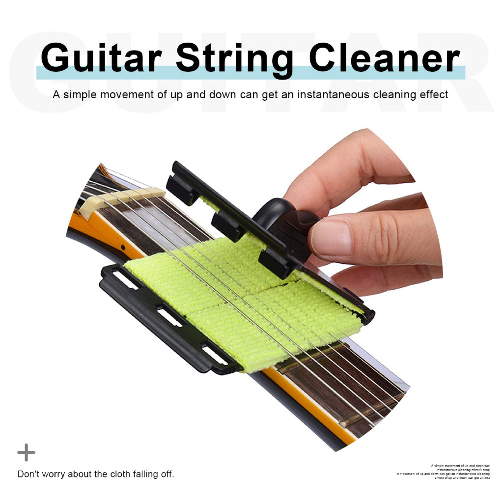 harpfeas Guitar String Cleaner Fretboard Cleaner for Electric Guitar ...