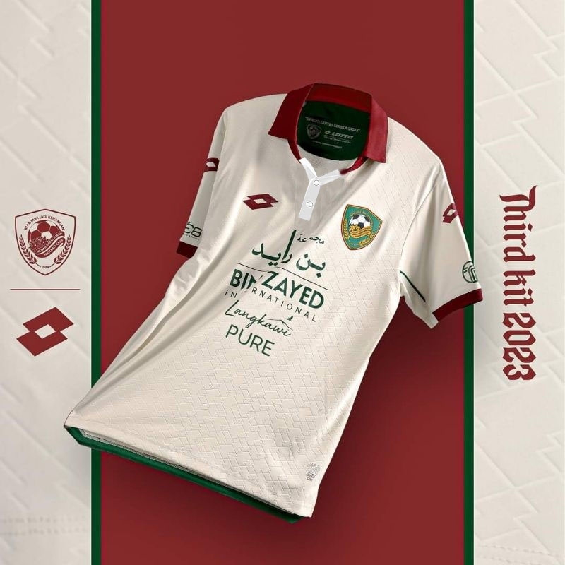 KEDAH/KDAFC 3rd '23 White/Maroon Shopee Malaysia
