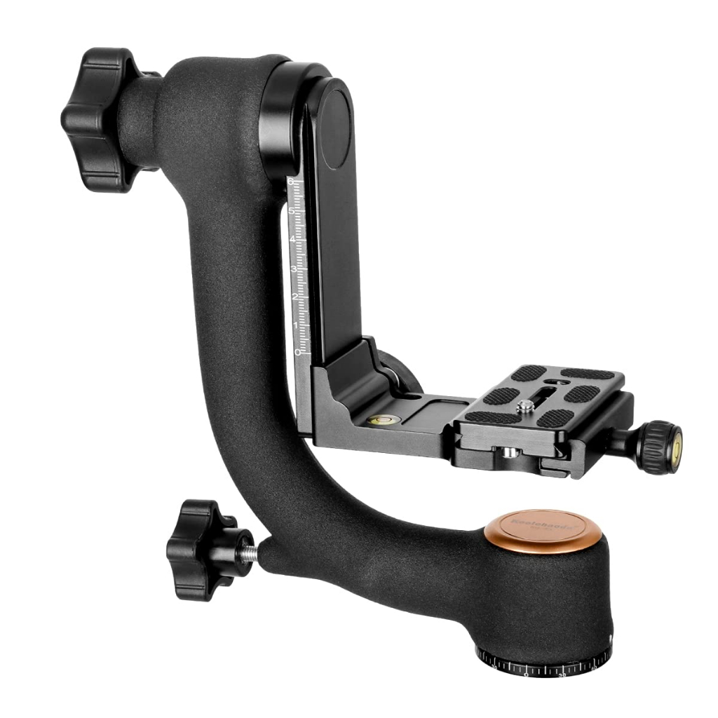 Koolehaoda Q45 Gimbal Head Heavy Duty Metal Gimbal Tripod Head with