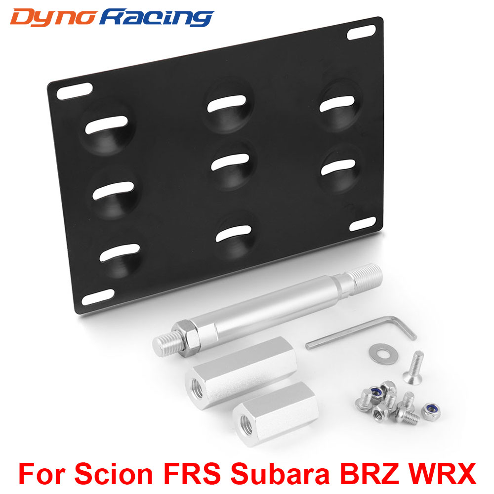 DARKSIDE Front Tow Hook License Plate Mount 2008-2016 Subaru WRX / STi / Forester