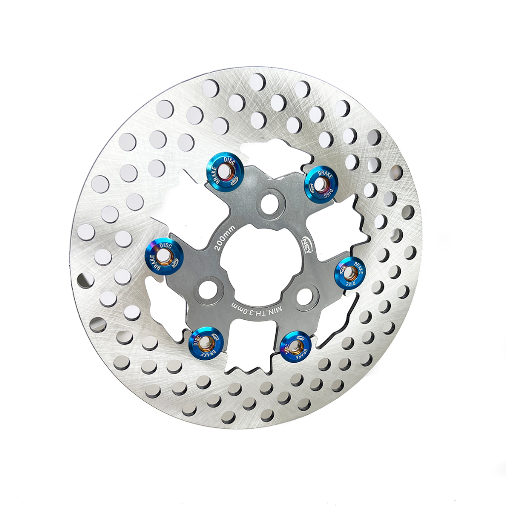 200mm disc rotor motorcycle bike dirtbike pitch 57mm 3 hole universal ...