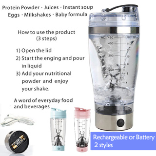 Electric Blender Protein Shaker Bottle Portable Automatic Vortex Mixer