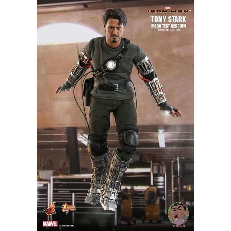 Hot Toys Iron Man MMS581 Tony Stark (Mech Test Ver.) 1/6th Scale ...