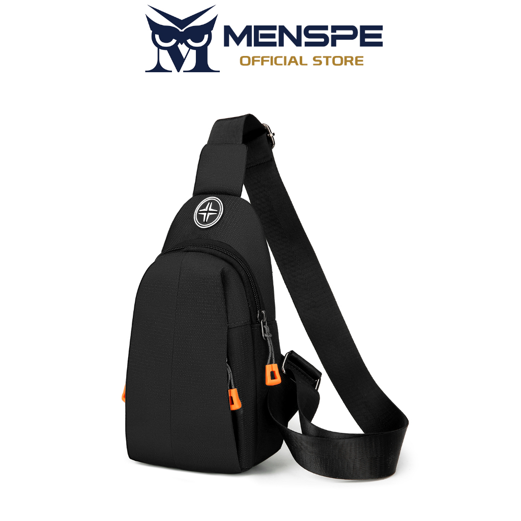 MENSPE Chest Bag for Men Crossbody Bag Sports Waterproof Waist Bags