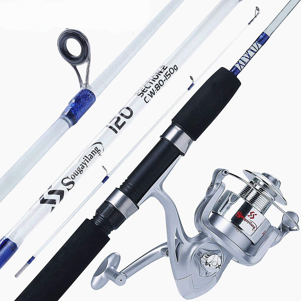 Fishing Gear Portable Sections Fishing Rod Combo Fishing Rod and