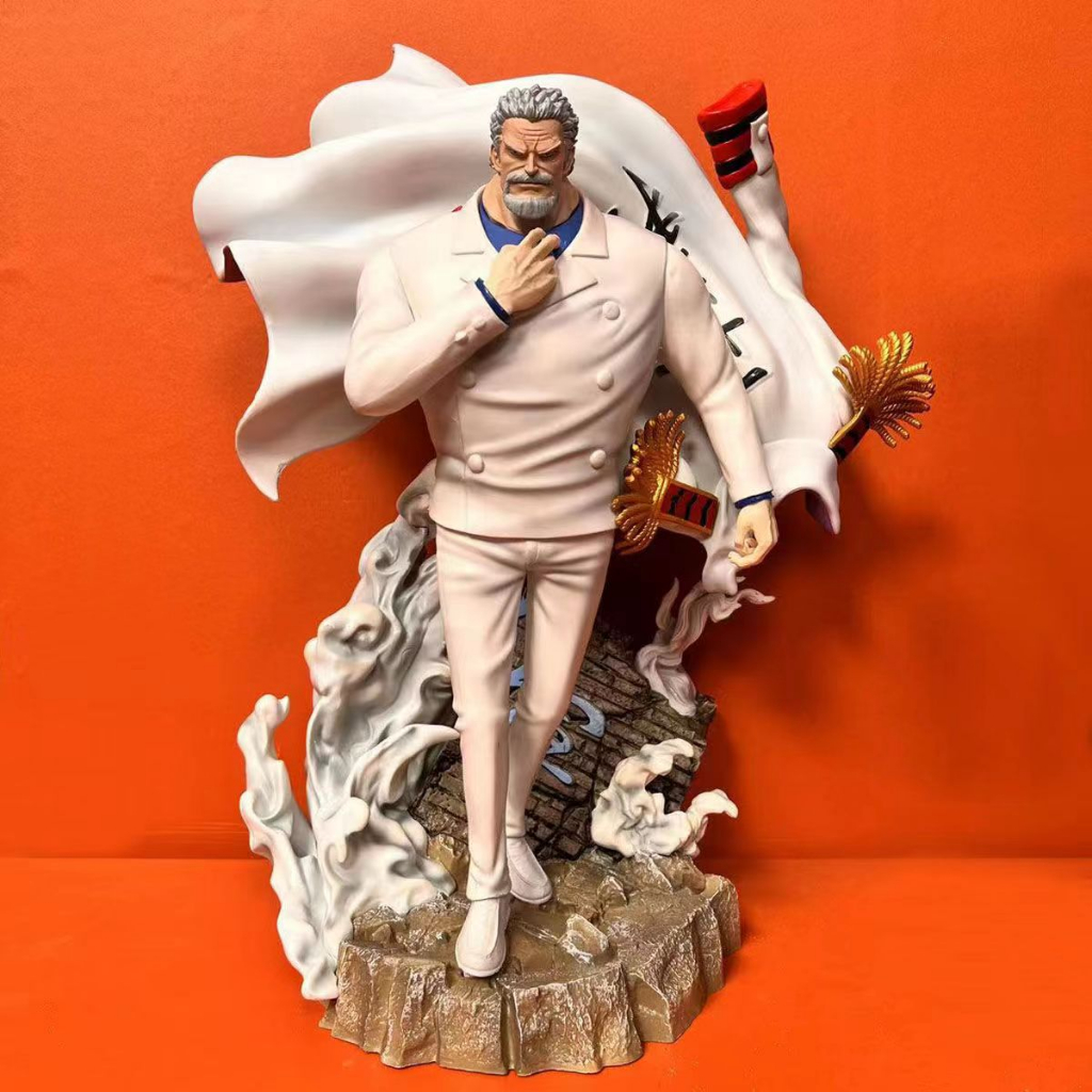 One Piece MARINE Monkey D Garp Figure One Piece Navy Lieutenant General ...