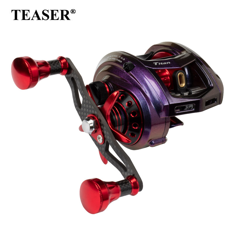 TEASER《BM200》Offshore Fishing Baitcasting Reel Max Drag 17kg 11+