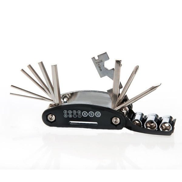 Bicycle Multitool Bicycle Tool Kit 12 in 1 Lightweight Stainless