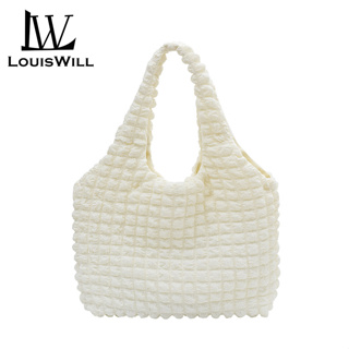Louis Vuitton Eco Bag Reusable Tote Bag White CITY GUIDE Exhibition Limited