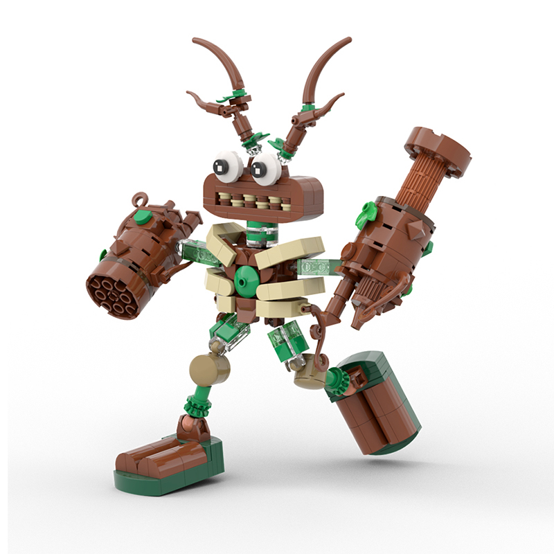 Buildmoc My Singing Monsters model Wubbox robot Building Blocks ...