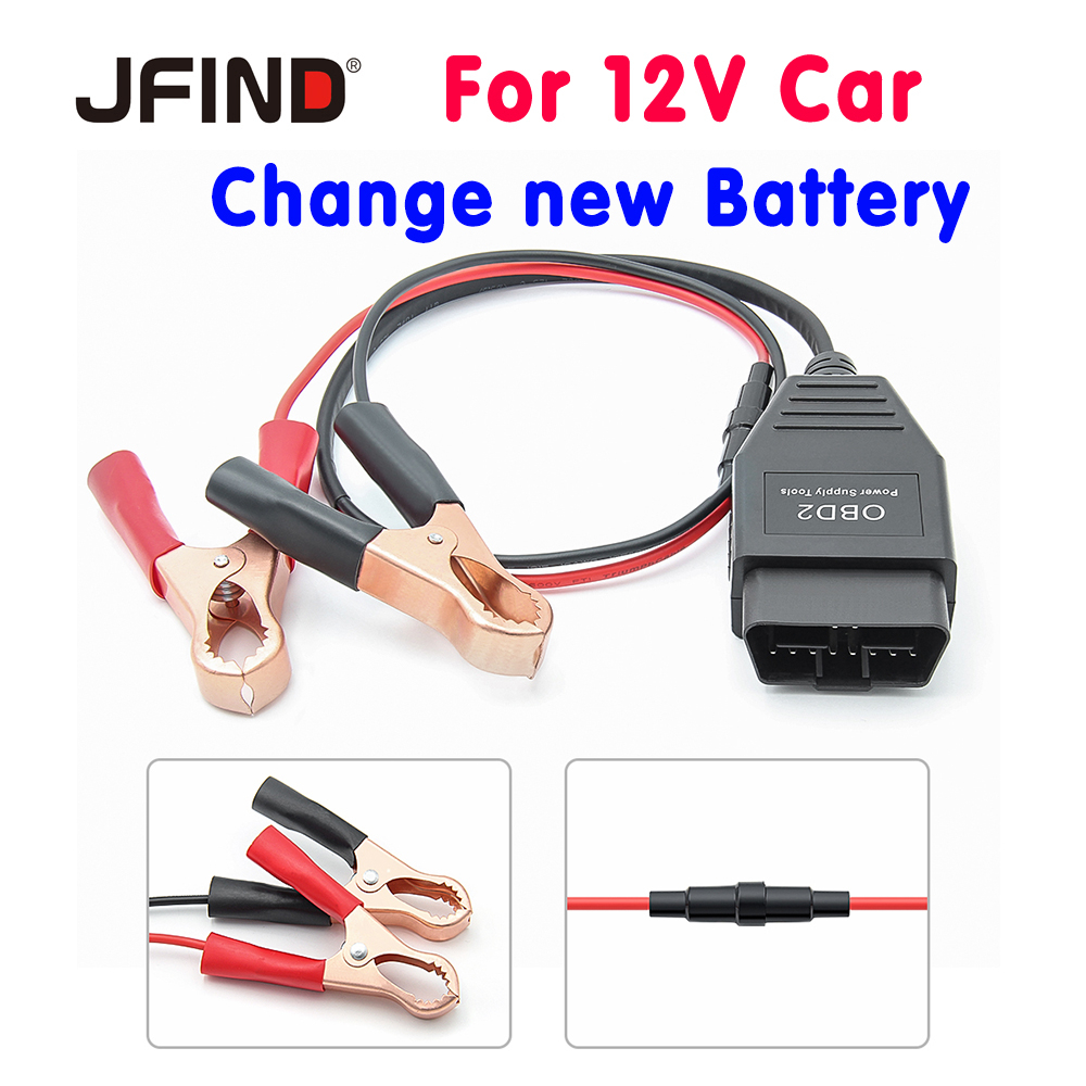 OBD2 Connector for Car Battery Replace Tool Change Memory For Change