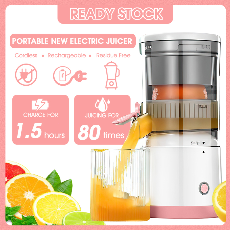 Citrus Juicer, Electric Fruit Juicer Machine Rechargeable, Portable
