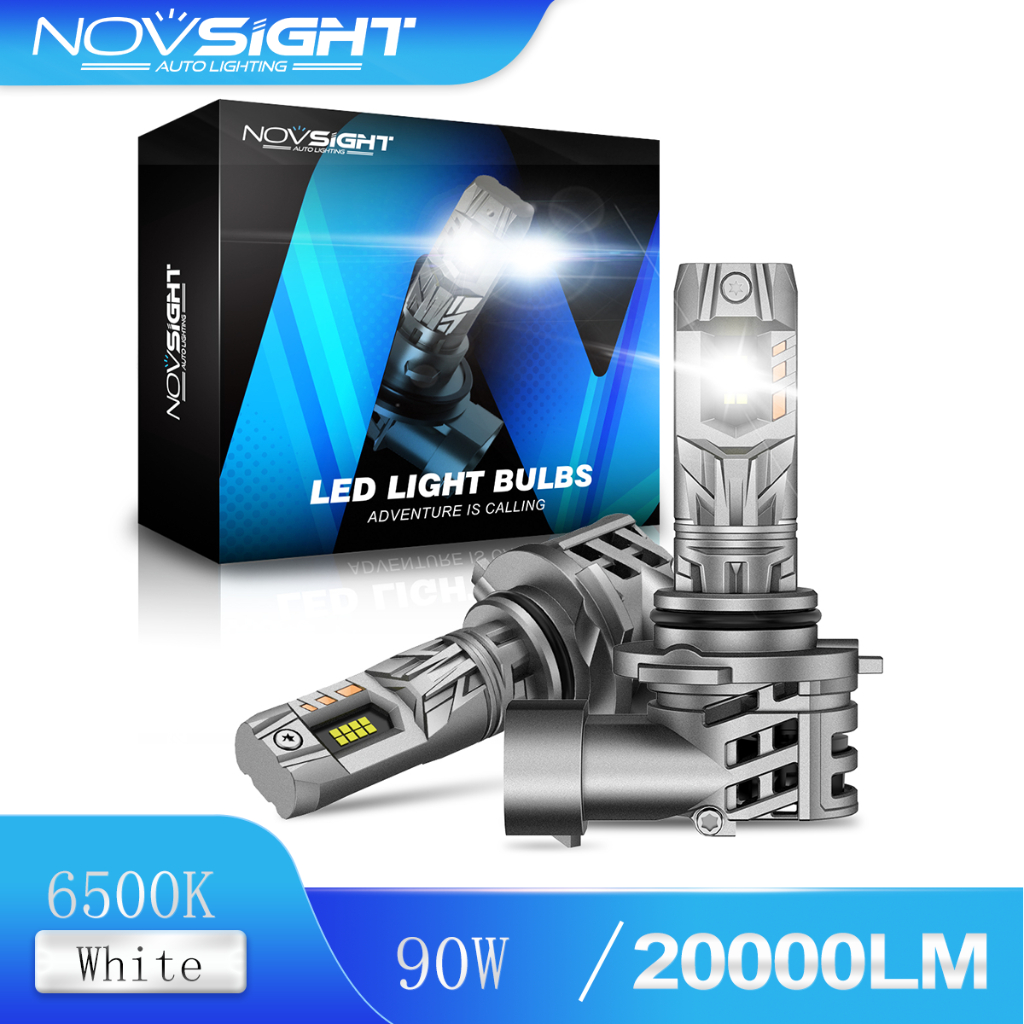 Novsight In-Line N63 9005 HB3 car LED Headlight 1:1 Design Halogen-like ...