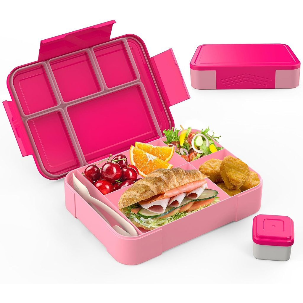 Children's Lunch Box with Compartments, 1300 ml Lunch Box for Children ...