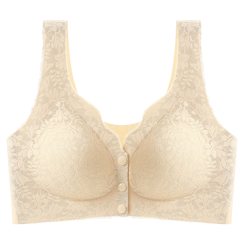 Strapless Push up Bras for Women Ladies Adhesive Deep V Plus Size Bra for  Womens Beige 34/75B薄杯 