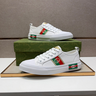 GG Canvas GG Lelaki Gucci Sneakers Atas Rendah, Malaysia