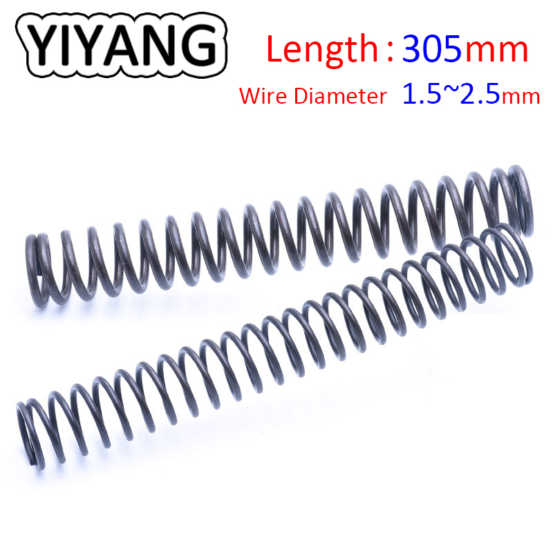 Length 305mm Compresson Pressure Sprng Powerful 304 Stanless Steel
