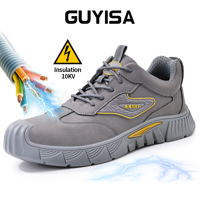 GUYISA safety shoes Waterproof electrician insulated shoes 10KV Anti smashing and anti stabbing