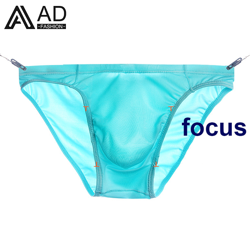 Comfort Triangle Panties Men's Ice Silk Breathable Briefs - Non - Foto 2