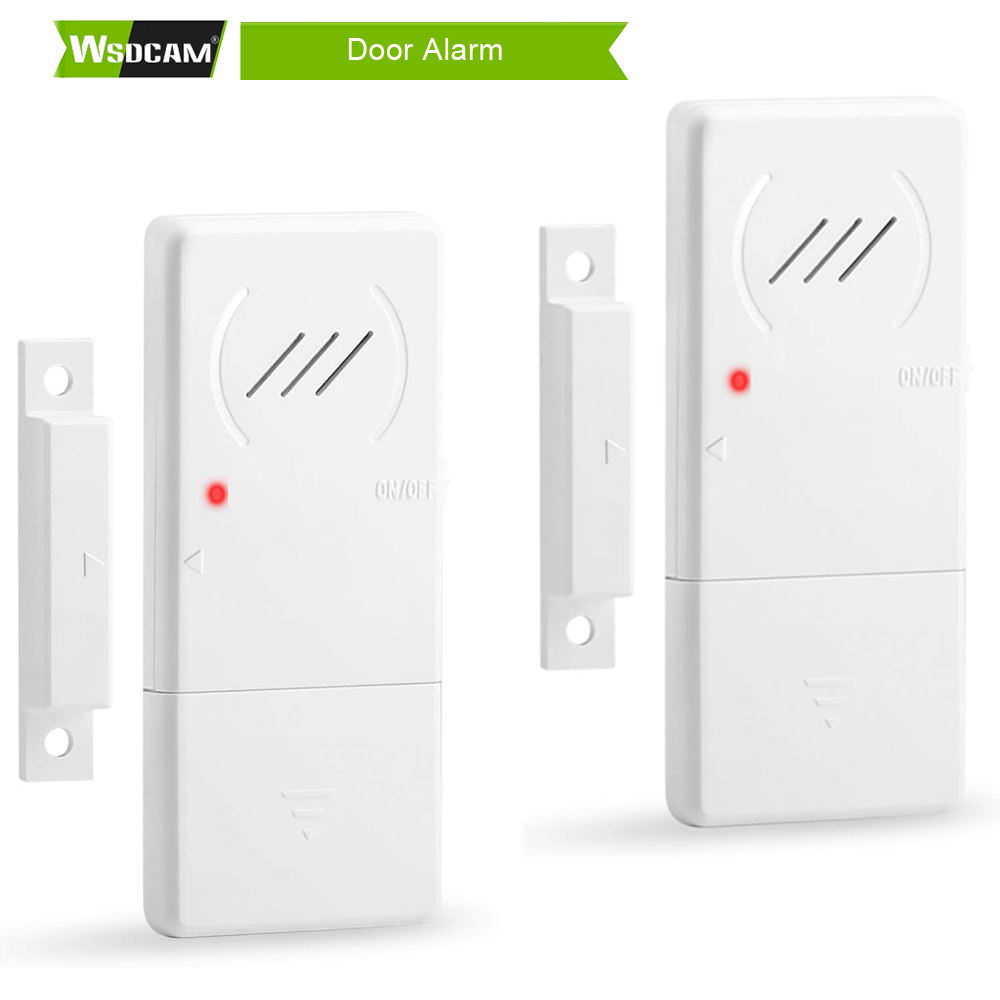 Wsdcam Door Window Alarm Ultraslim Wireless Fridge Alarm 90dB Door