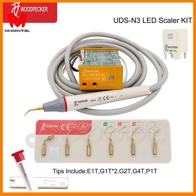 Woodpecker UDSN3 LED Dentist Ultrasonic Builtin Dental Scaler