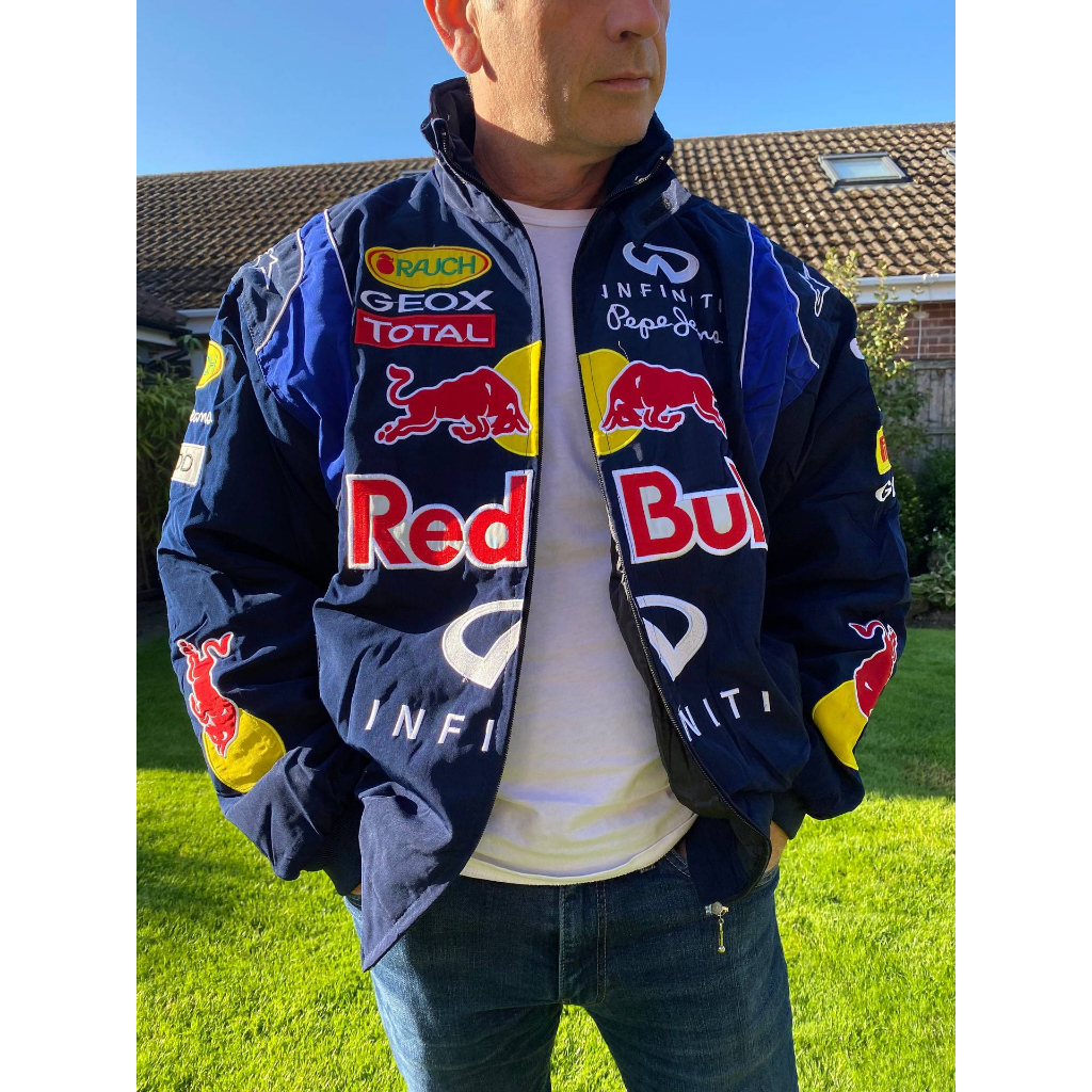 F1 Jacket man Red Bull Team Racing Suit F1 Cycling Jersey Men Motorcycle  Cotton-Padded Clothing Spring Autumn Winter Embroidery