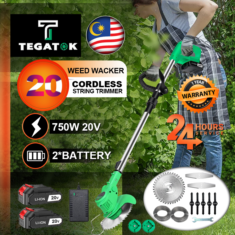 TEGATOK Mesin Rumput Bateri Grass Cutter Cordless Electric Grass