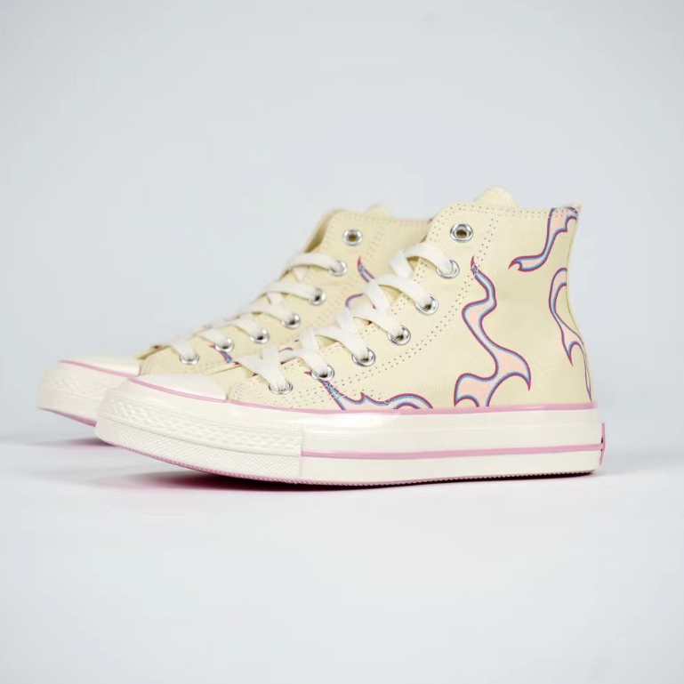 Golf Le Fleur X Converse Chuck Taylor All Star 1970s "Flames" Wheat ...