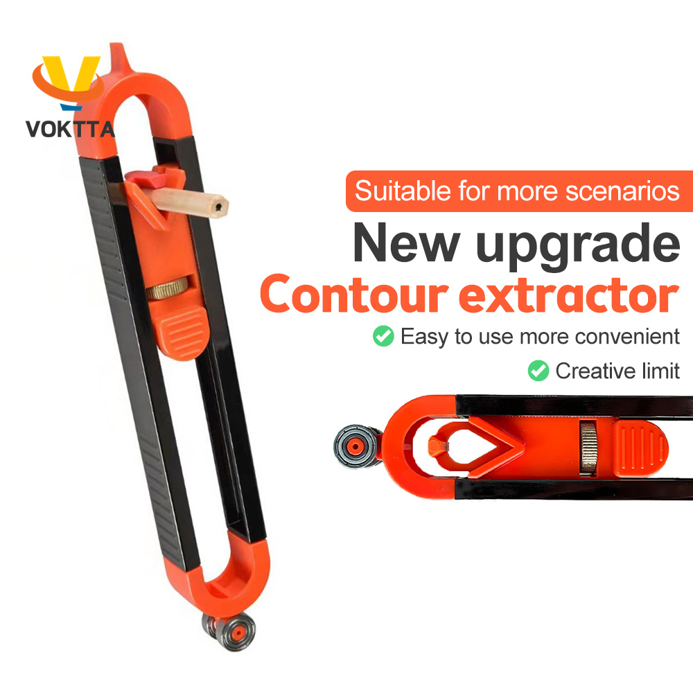 VOKTTA Profile Scribing Ruler Contour Gauge With Lock Adjustable ...
