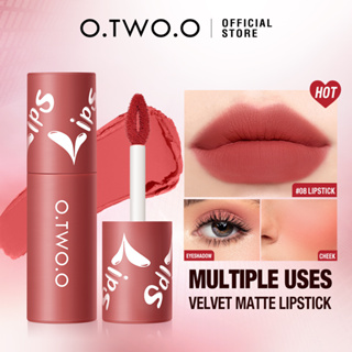 O.TWO.O Lip Gloss Dual Use Lip Mud Long Lasting Lips Makeup Conceal lip lines Lipstick