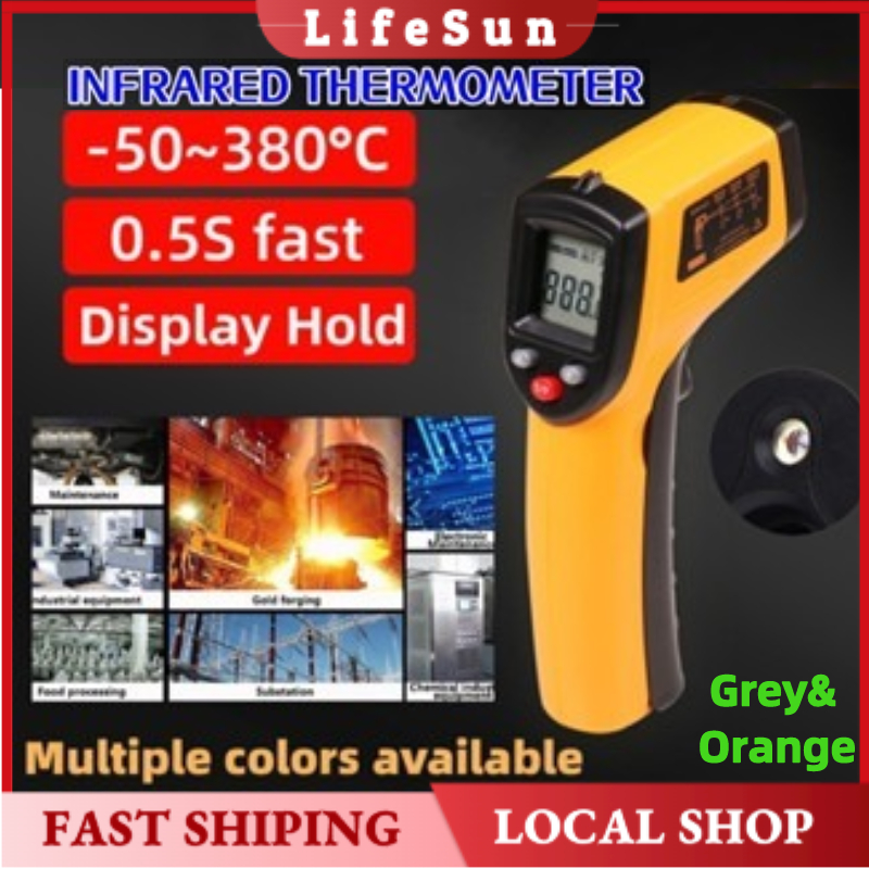 [LOCAL LIFE] Digital Infrared Thermometer Laser Industrial Temperature ...