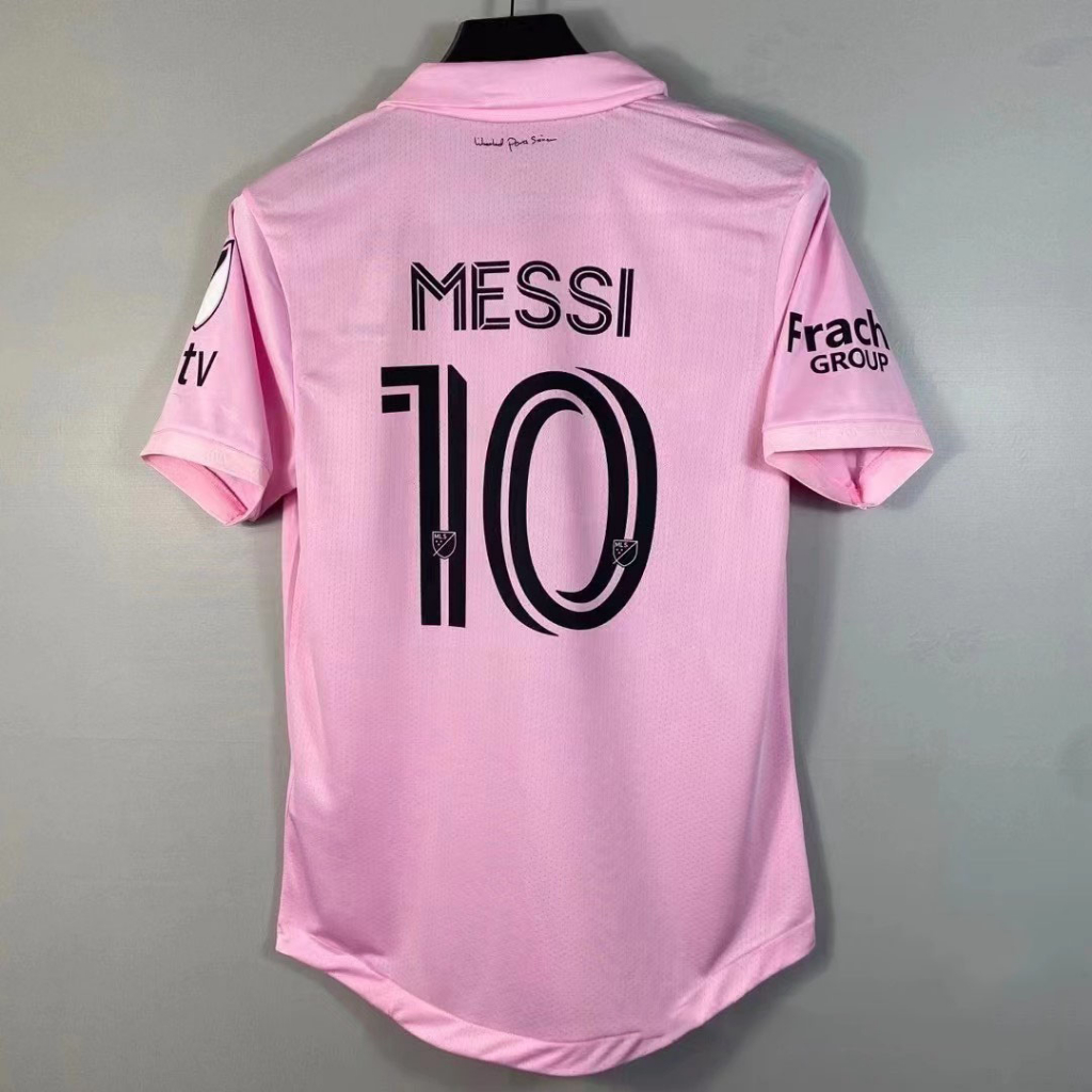 Barcelona 2021/22 Home Messi #10 Jersey Name Set