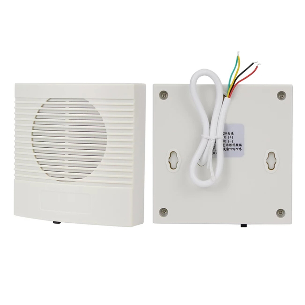 DC12V Wired Doorbell with 4 Wires 3 Musical Chime Dingdong Door Bell