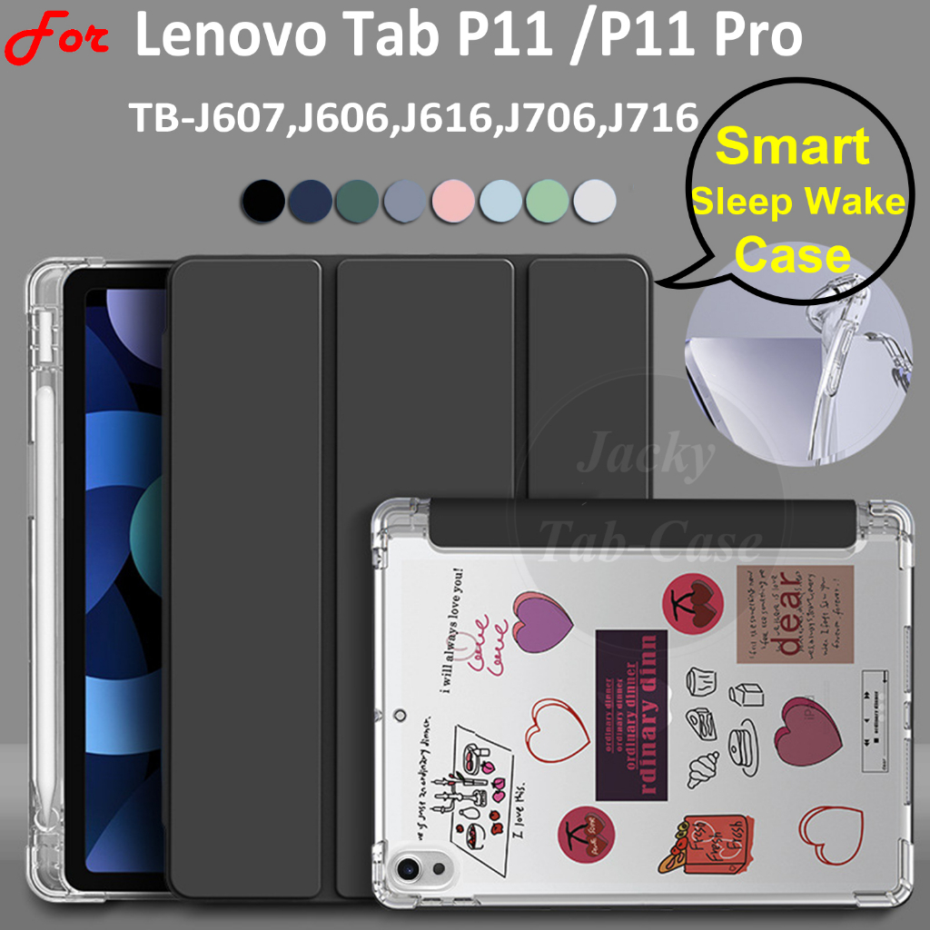 Custodia Smart Per Lenovo Tab P11 Pro Gen 2 – 11.2 Pollici, Con Supporto, Cover Con Funzione Sleep/wake