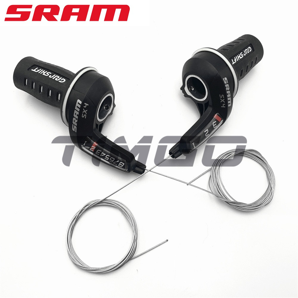 6 Speed Bike Shifter 2-Piece Bike Twist Grip Shifter Set