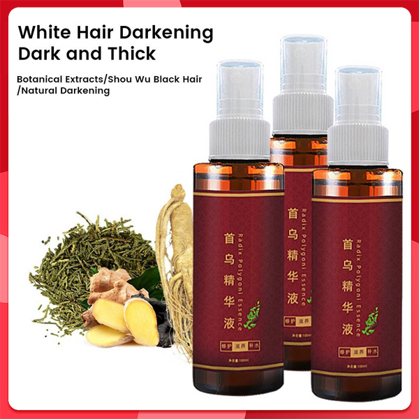 herbal Black hair spray Polygonum Multiflorum Essence Herbal essence