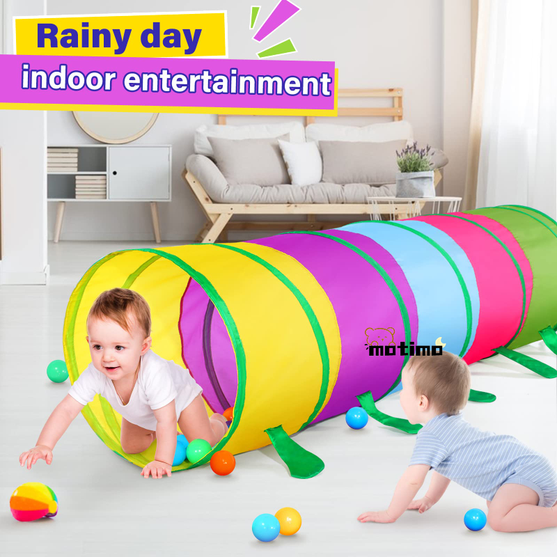 MOTIMO [From MY] Kids Crawl Through Play Tunnel Indoor & Outdoor Game