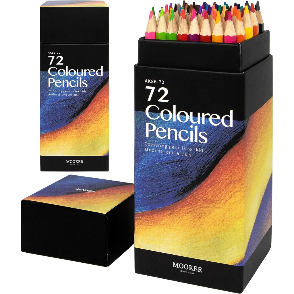 48/72/120/150/200 Professional Oil Color Pencil Set Watercolor Drawing  colored pencils with Storage Bag coloured pencils kids