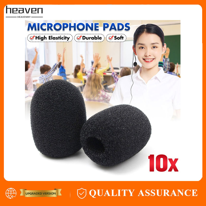 Headset Microphone Pads Thick Windscreen Filter Sponge Noise Concelling Shopee Malaysia