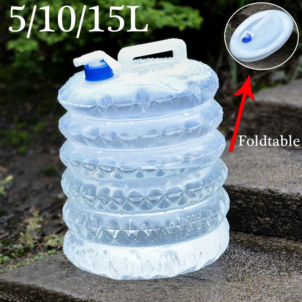 1pcs 3/5/10/15L Foldable Water Storage Portable Collapsible Water