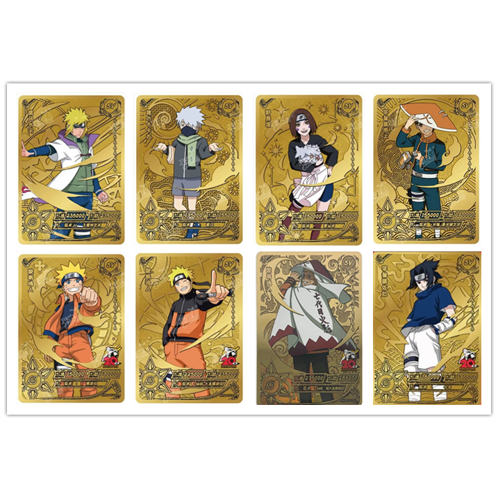 KKangT Genuine Kayou Naruto Card Gold & Silver SV Card NRSS-SV 001-010 ...