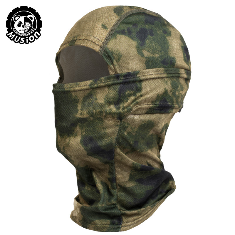 Musion Camo Tactical Balaclava Airsoft Full Face Mask Quick Dry ...