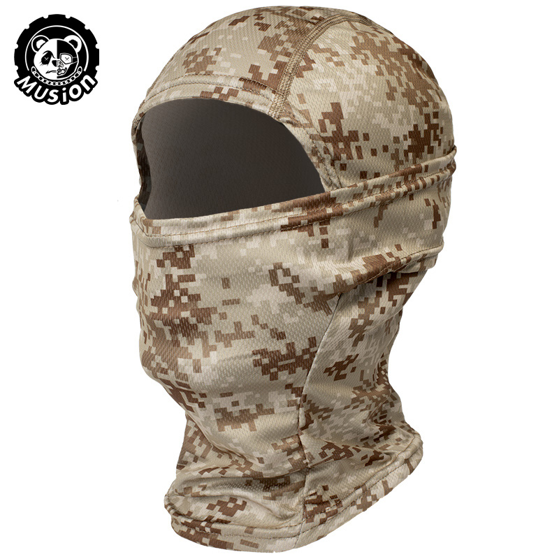 Musion Camo Tactical Balaclava Airsoft Full Face Mask Quick Dry ...